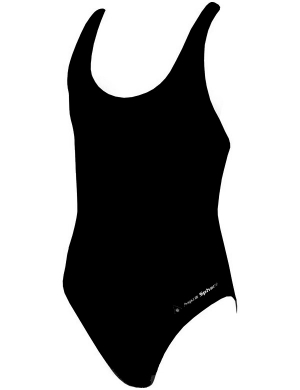 Aqua Sphere Girls Eva Swimsuit - Black (Age 4 Only)